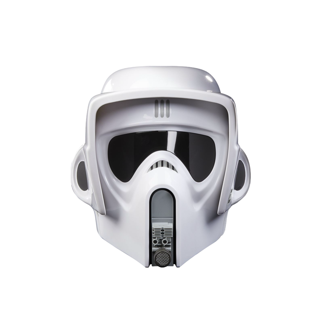 Casco electrónico scout trooper replica 1:1 star wars the black series hasbro