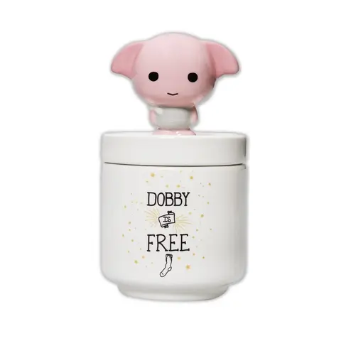 Comprar Bote Ceramica Con Tapa 3D Harry Potter Dobby Kawaii Figuras