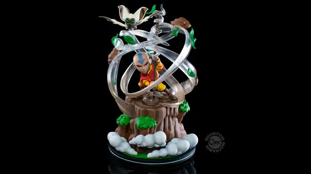 Comprar Figura Qfig Nickelodeon Avatar La Leyenda De Aang Aang Y Momo Figuras