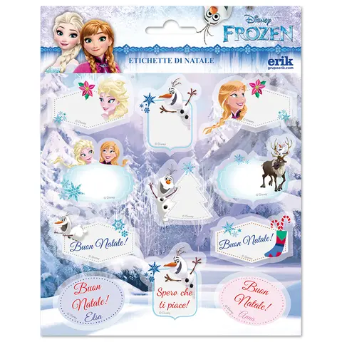 Etichette Di Natale Frozen