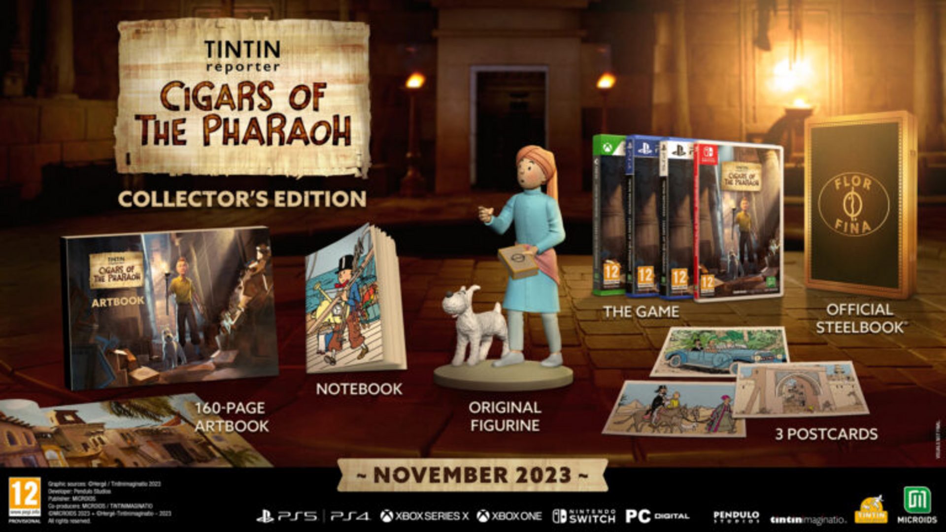 Tintin Reporter Cigars of the Pharaoh (Collector's Edition)