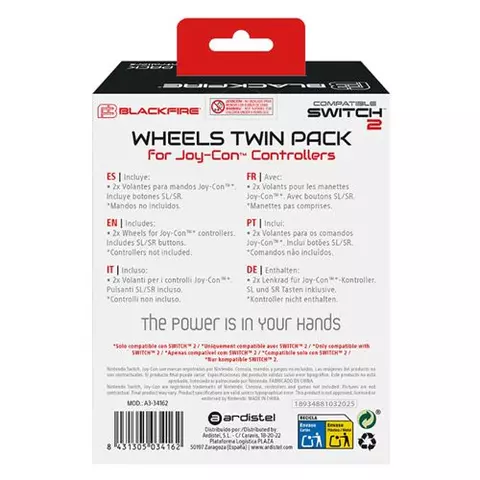 Comprar Kit JoyCon de Volantes para Carreras - Blackfire Switch 2 Switch 2