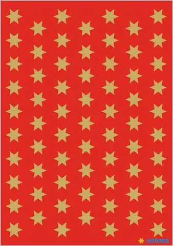 Comprar Pegatinas Decor Estrellas Rojo Y Dorado 8 Mm 