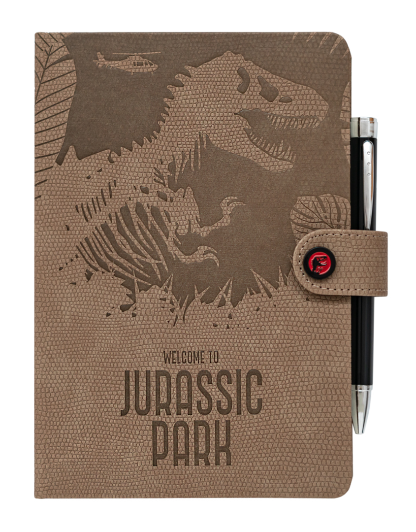 Cuaderno premium a5 con boligrafo proyector jurassic park
