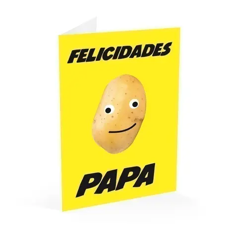 Comprar Tarjeta Felicitacion Felicidades Papa (Patata) 