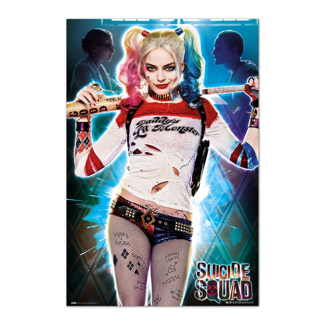 Poster suicide squad harley quinn daddys lil monster