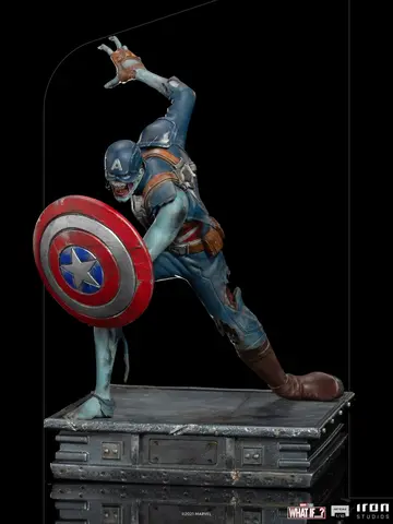 Comprar Figura Art Scale Marvel What If Capitan America Zombie Figuras