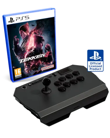 Tekken 8 + Joystick Drone 2 Qanba con Licencia Oficial Playstation