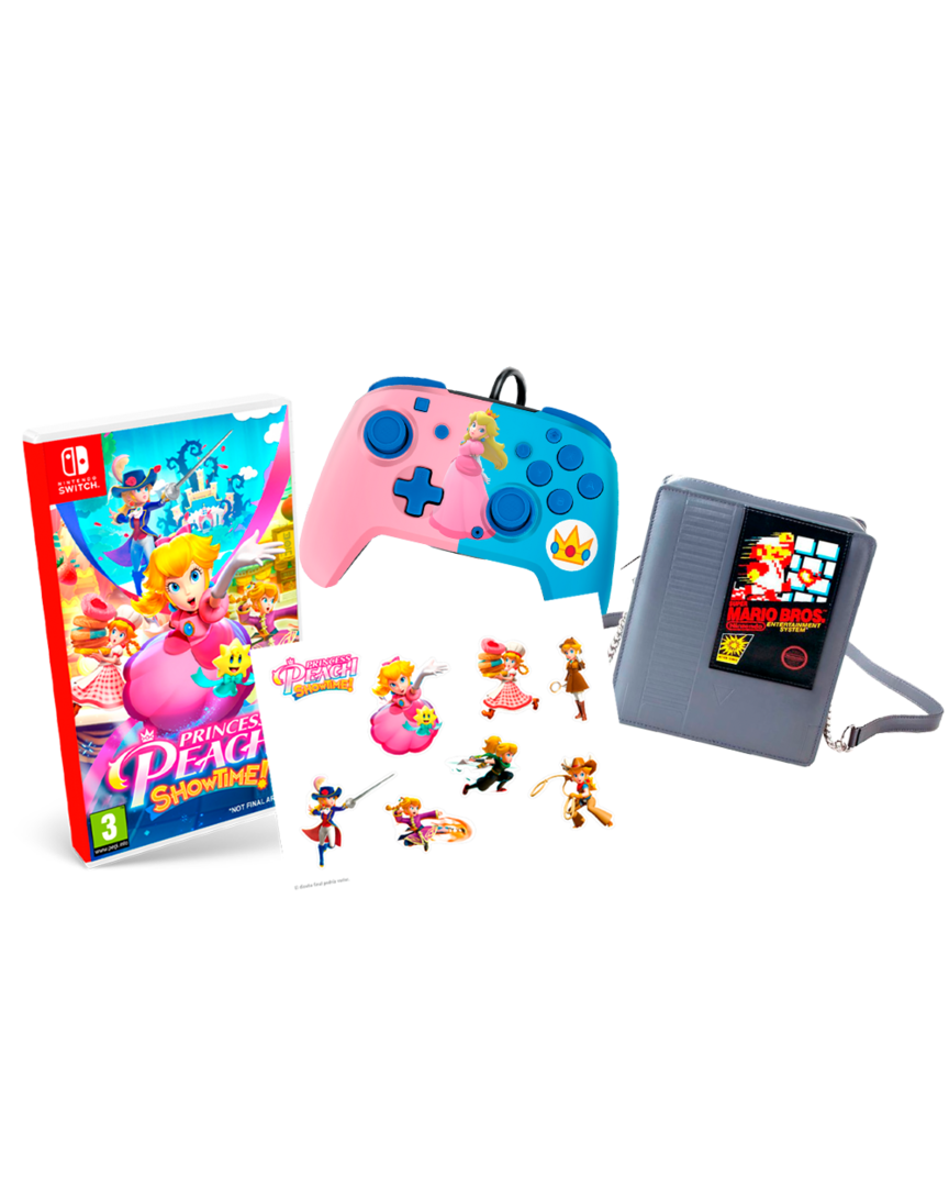 Princess Peach: Showtime! Pack Mando Faceoff y Bolso Cartucho