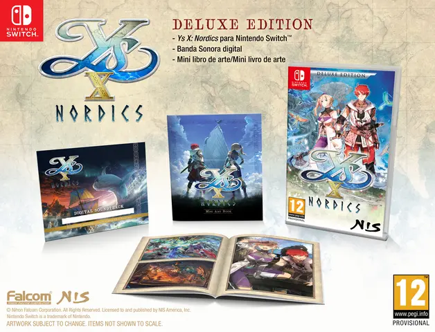 Reservar Ys X: Nordics Edición Deluxe Switch Deluxe