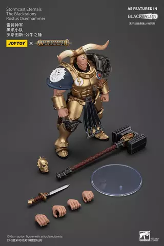 Reservar Figura Rostus Oxen Hammer Warhammer Age of Sigmar Stormcast Eternals The Blacktalons 20 cm Figuras Estándar