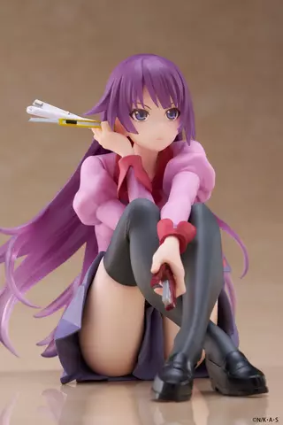 Reservar Figura Hitagi Senjougahara Monogatari Desktop Cute Taito 13cm Figuras Estándar