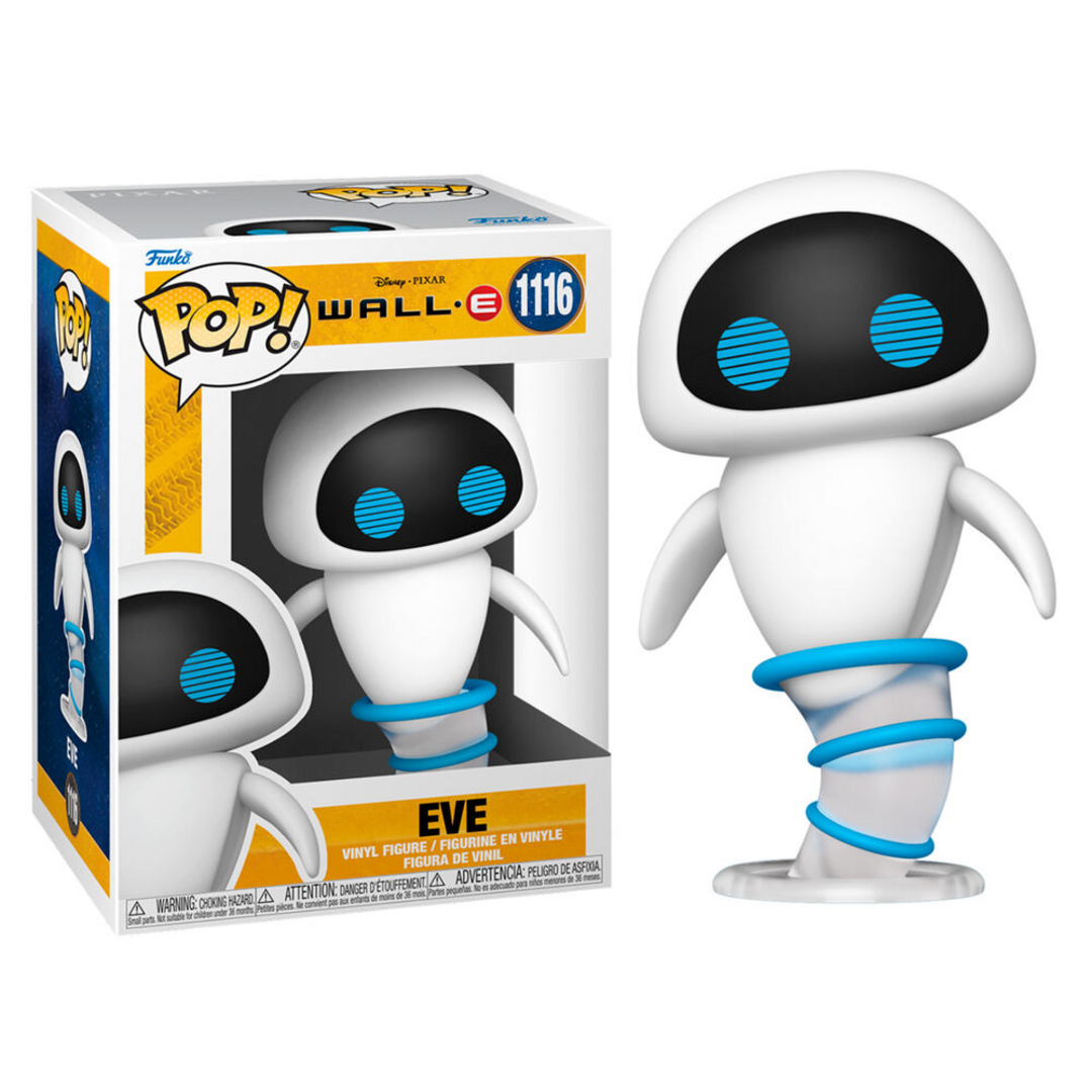 Funko POP! Disney: Wall-E - Eve Flying - Figuras Miniaturas Coleccionables Para Exhibición - Idea De Regalo - Mercancía Oficial - Juguetes Para Niños Y Adultos - Fans De Movies