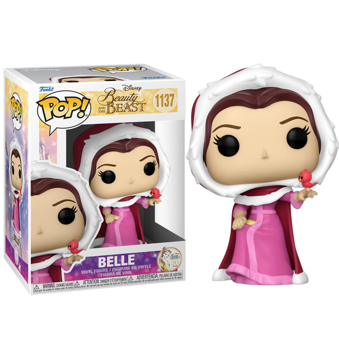 Funko POP! Disney: Beauty & Beast - Winter Belle - Beauty And The Beast Classic - Figuras Miniaturas Coleccionables Para Exhibición - Idea De Regalo - Mercancía Oficial - Juguetes Para Niños Y Adultos