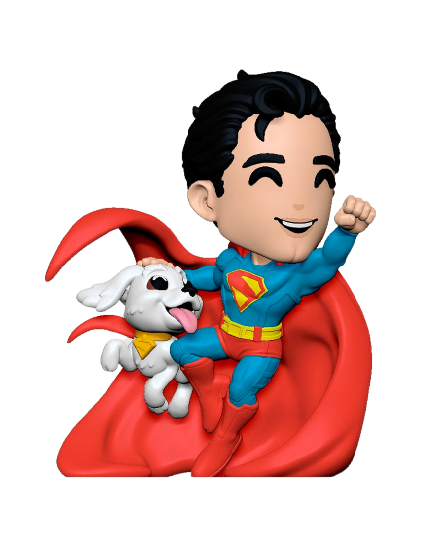 Youtooz DC Comics - Figura de vinilo de Superman y Krypto de 5 pulgadas, figura de vinilo coleccionable de Superman y Krypto de la colección DC Comics