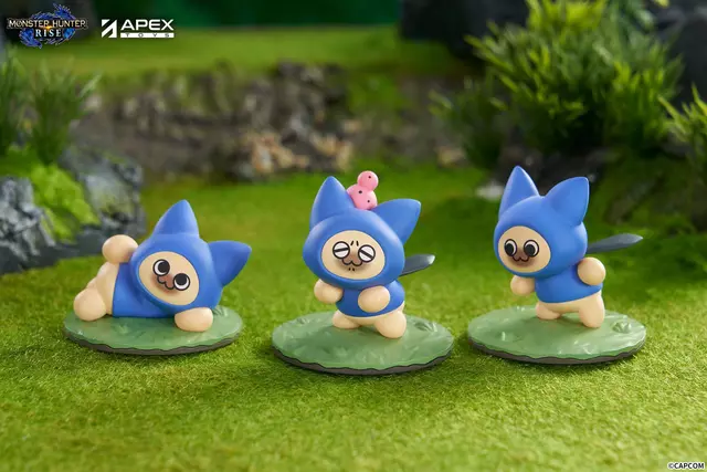 Reservar Pack 6 Figuras Felyne Cat Monster Hunter Rise Apex Innovation Estatuas Estándar