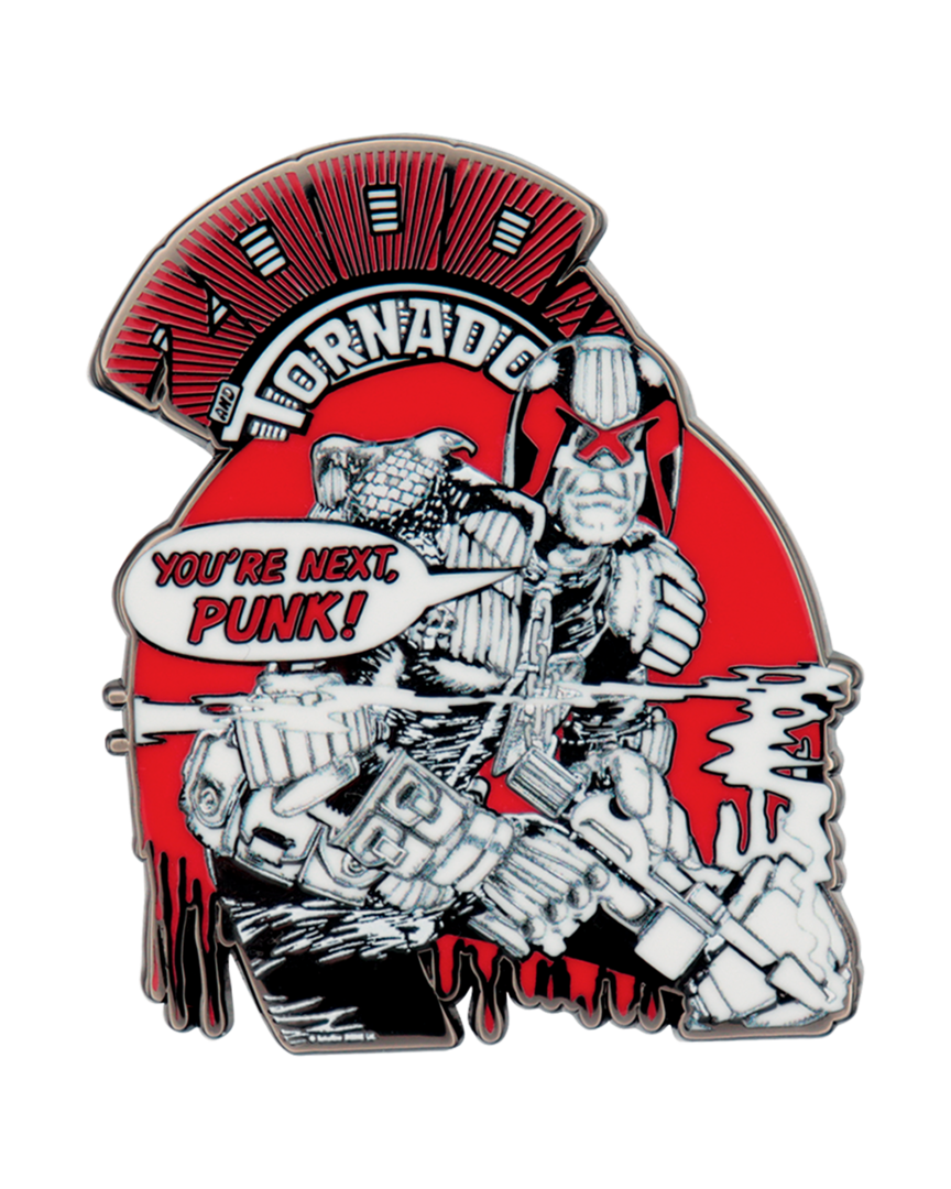 Pin you're next punk 2000 ad juez dredd edición limitada fanattik