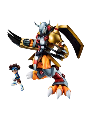 Pack Figuras Wargreymon & Taichi Yagami Digimon Adventure Precious G.E.M. Megahouse 25cm