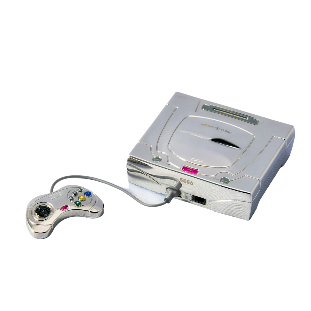 Réplica saturn blanca hardware series bright arts square enix 6cm