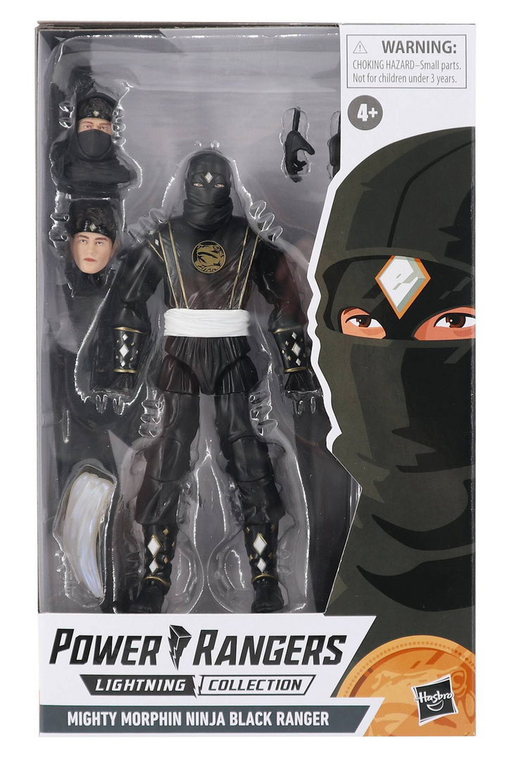 Ninja Black Ranger Figura 15 cm Power Rangers Lightning Collection F46775X0