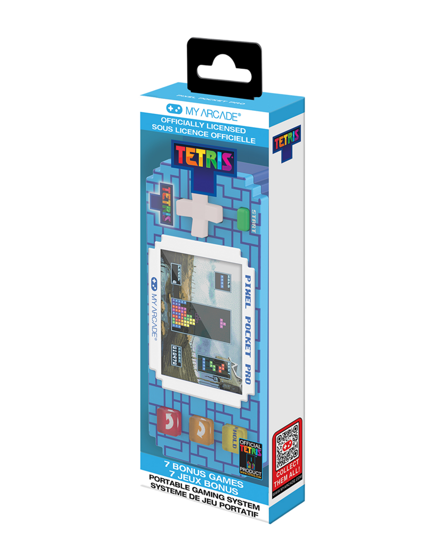 Consola portátil pixel pocket pro tetris my arcade