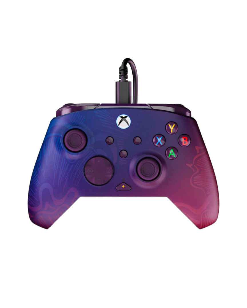 Mando con cable Rematch Advanced - Purple Fade