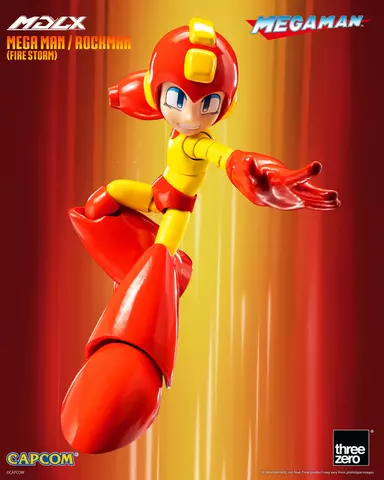 Reservar Figura Megaman Rockman Fire Storm MDLX ThreeZero Figuras Estándar