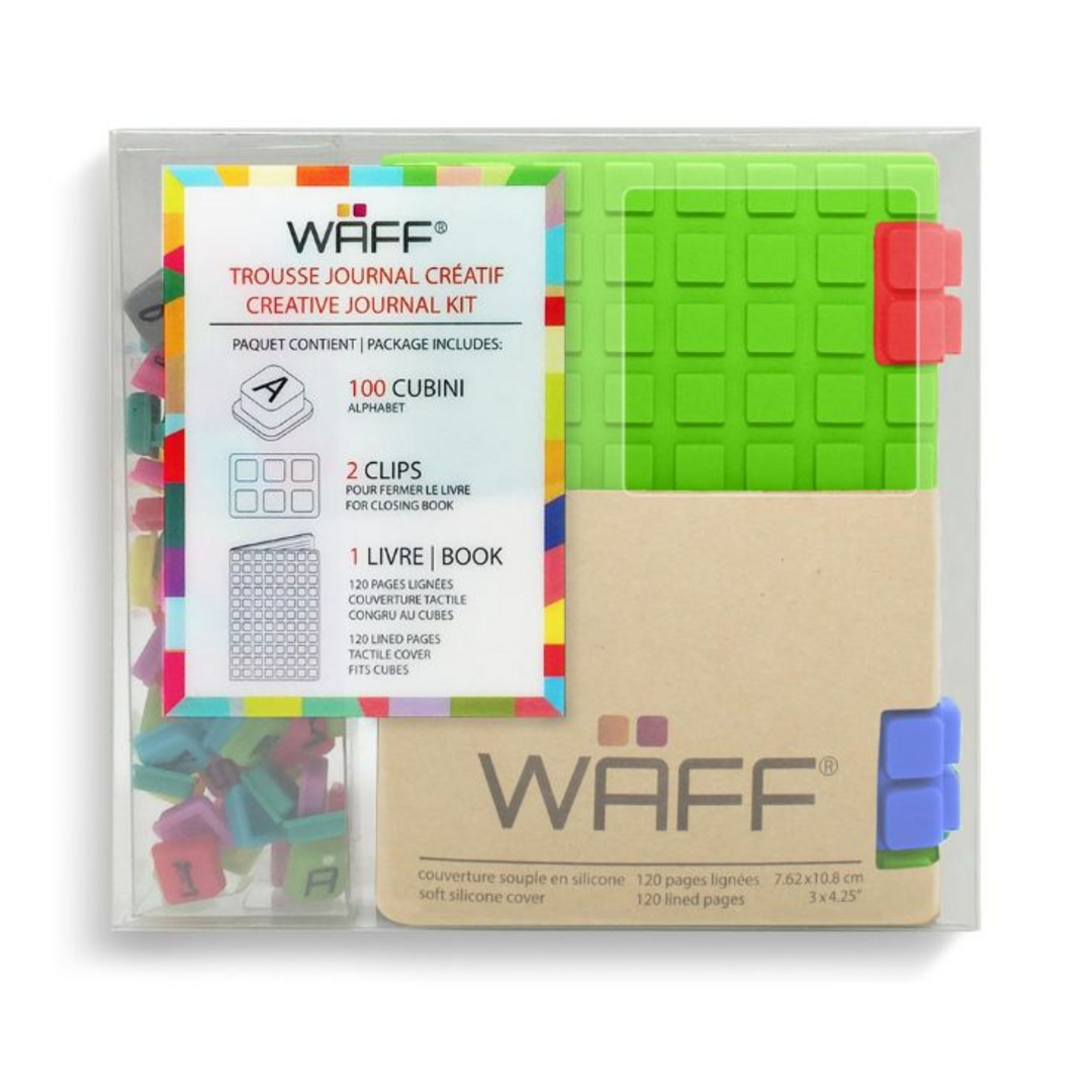 Combo s verde/green libreta waff + letras