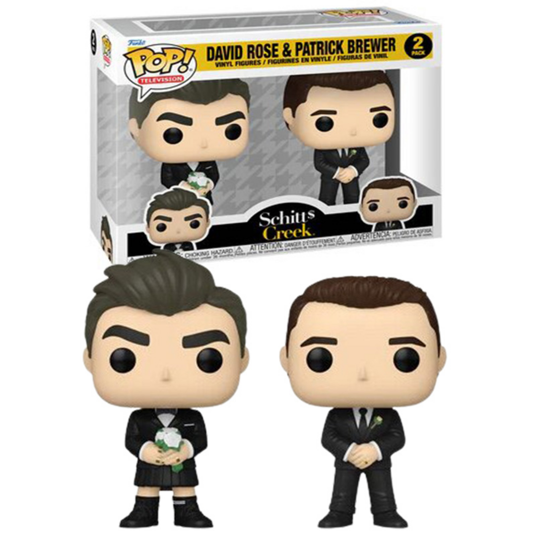 Schitt's creek s2 - pop david & patrick 2 figuras