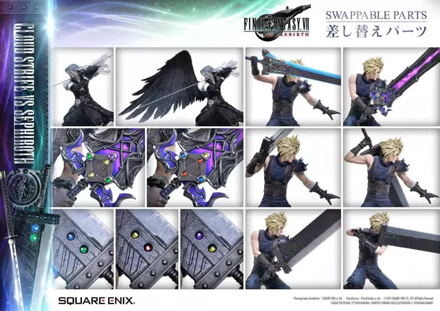 Reservar Pack 2 Estatuas Cloud y Sephiroth Final Fantasy VII Rebirth Masterline 1/4 Square Enix Estatuas