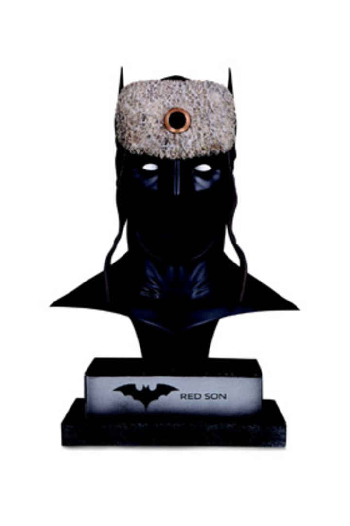 Capucha batman prop replica 23 cm superman red son dc gallery