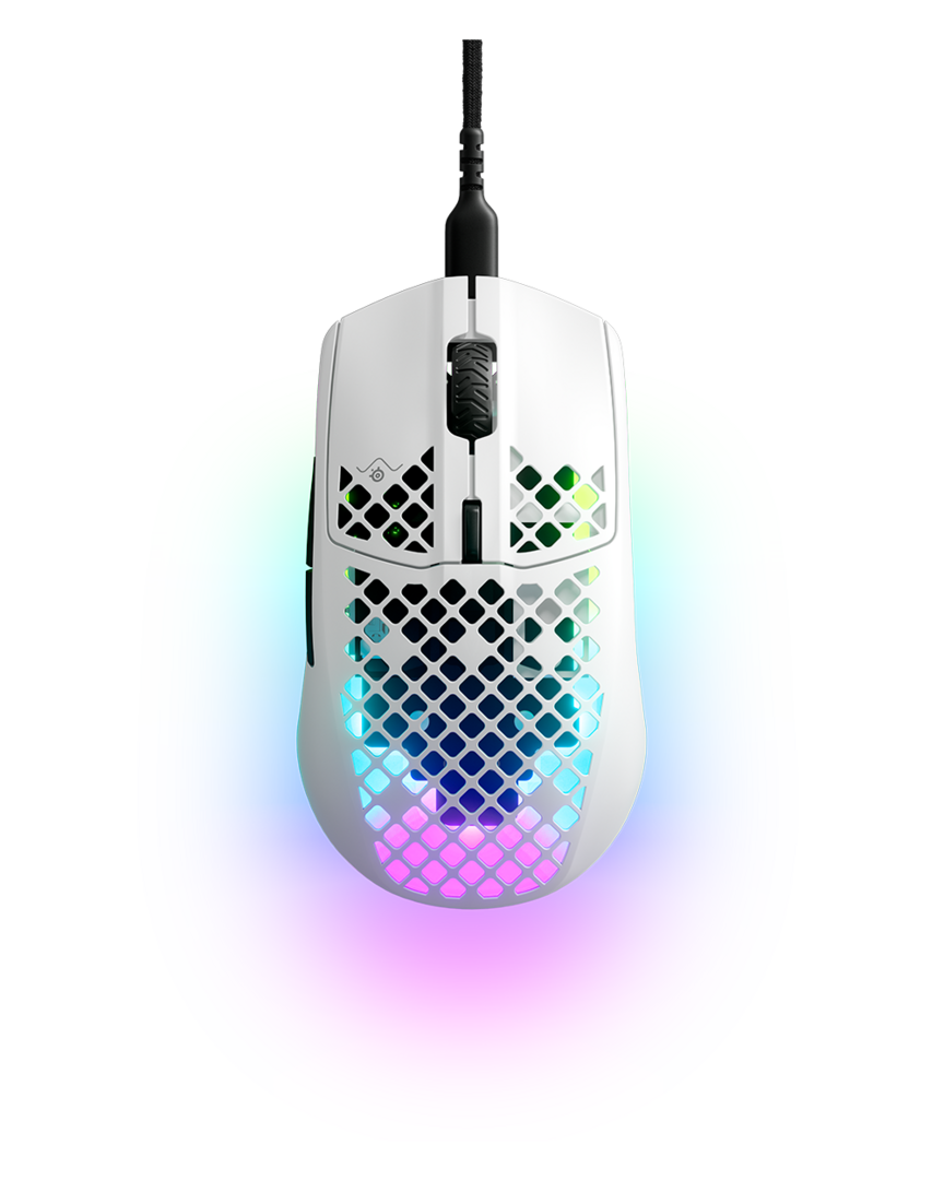 Ratón Aerox 3 Snow  con cable Steelseries