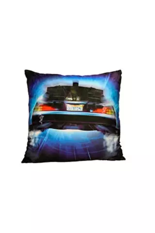 Comprar Delorean Roads Cojin Cuadrado Regreso Al Futuro Envasado Vacio Estándar