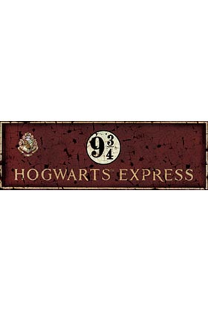 Hogwarts express poster de vidrio 60x20 harry potter
