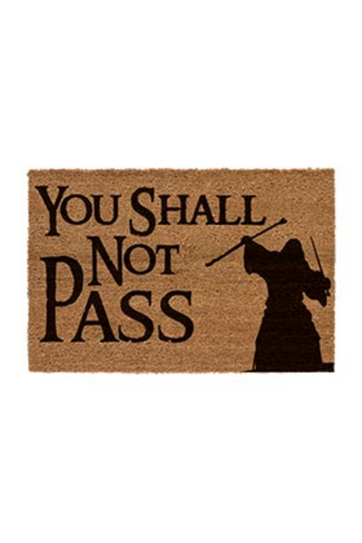 Felpudo 60x40 you shall not pass el señor de los anillos