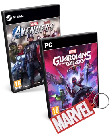 Comprar Marvel's Guardians of the Galaxy + Marvel's Avengers + Llavero Marvel Oficial PC Pack Marvel
