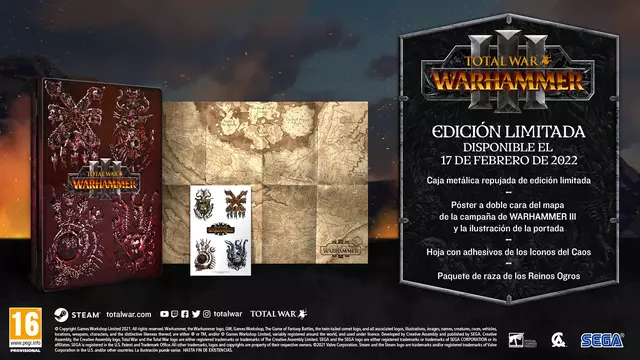 Comprar Total War: Warhammer 3 Edición Limitada PC Limitada