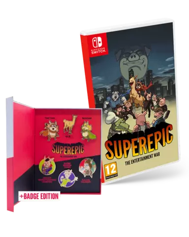Comprar SuperEpic: The Entertainment War Edición Coleccionista Switch Coleccionista