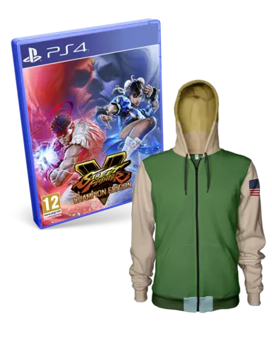 Comprar Street Fighter V Edición Champion + Sudadera Street Fighter V Edición Guile PS4 Pack merchandising 2