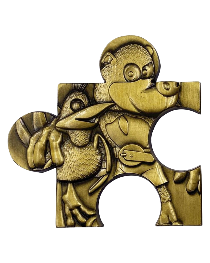 Réplica pieza jiggy banjo-kazooie