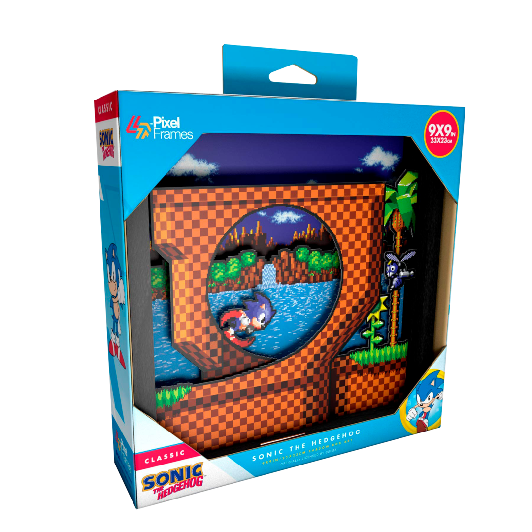 Pixel frames sonic loop scene