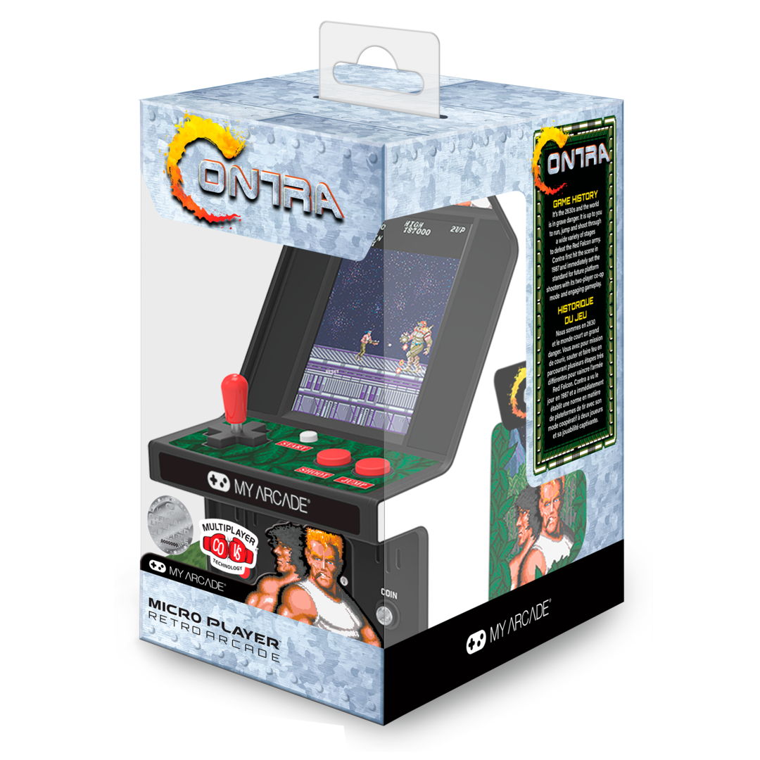Consola retro my arcade micro player arcade contra