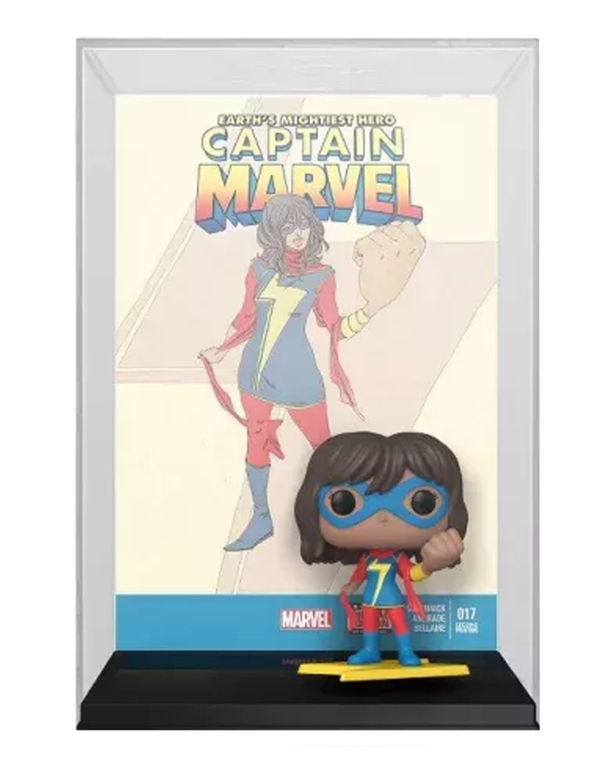 Figura pop! kamala khan como capitana marvel comic cover marvel