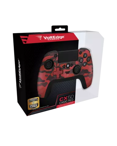 Comprar Mando VoltEdge CX50 Wireless Camuflaje Rojo PS4