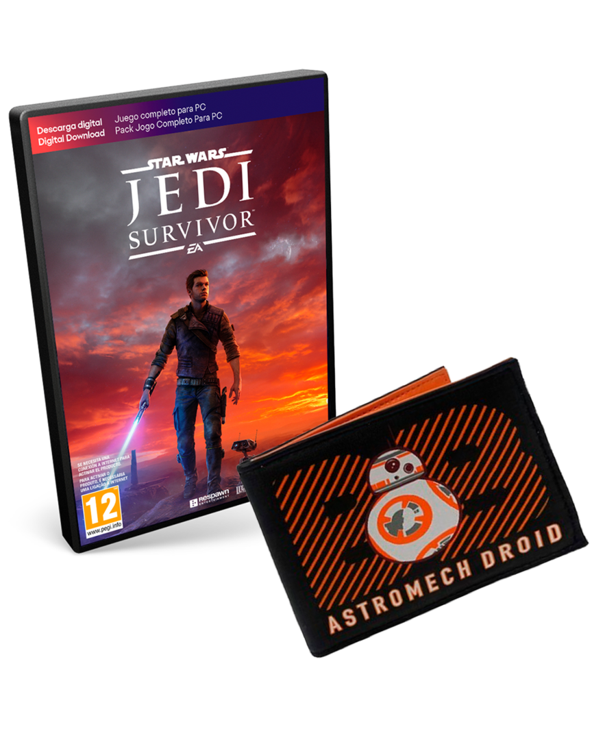 Star Wars Jedi: Survivor + Cartera Billetera BB8 Star Wars