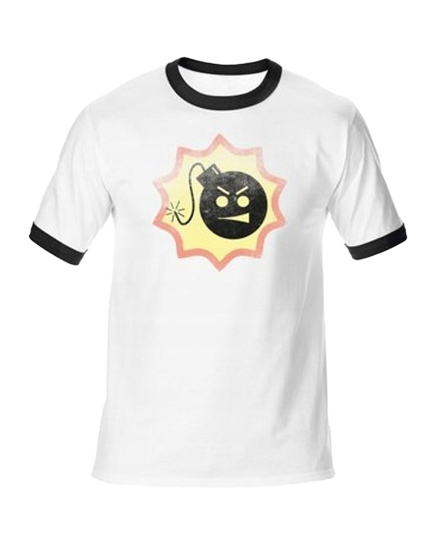 Camiseta blanca logo sam vintage talla s