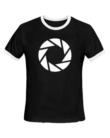 Comprar Camiseta Negra Símbolo Apertura Portal 2 Talla S Talla S