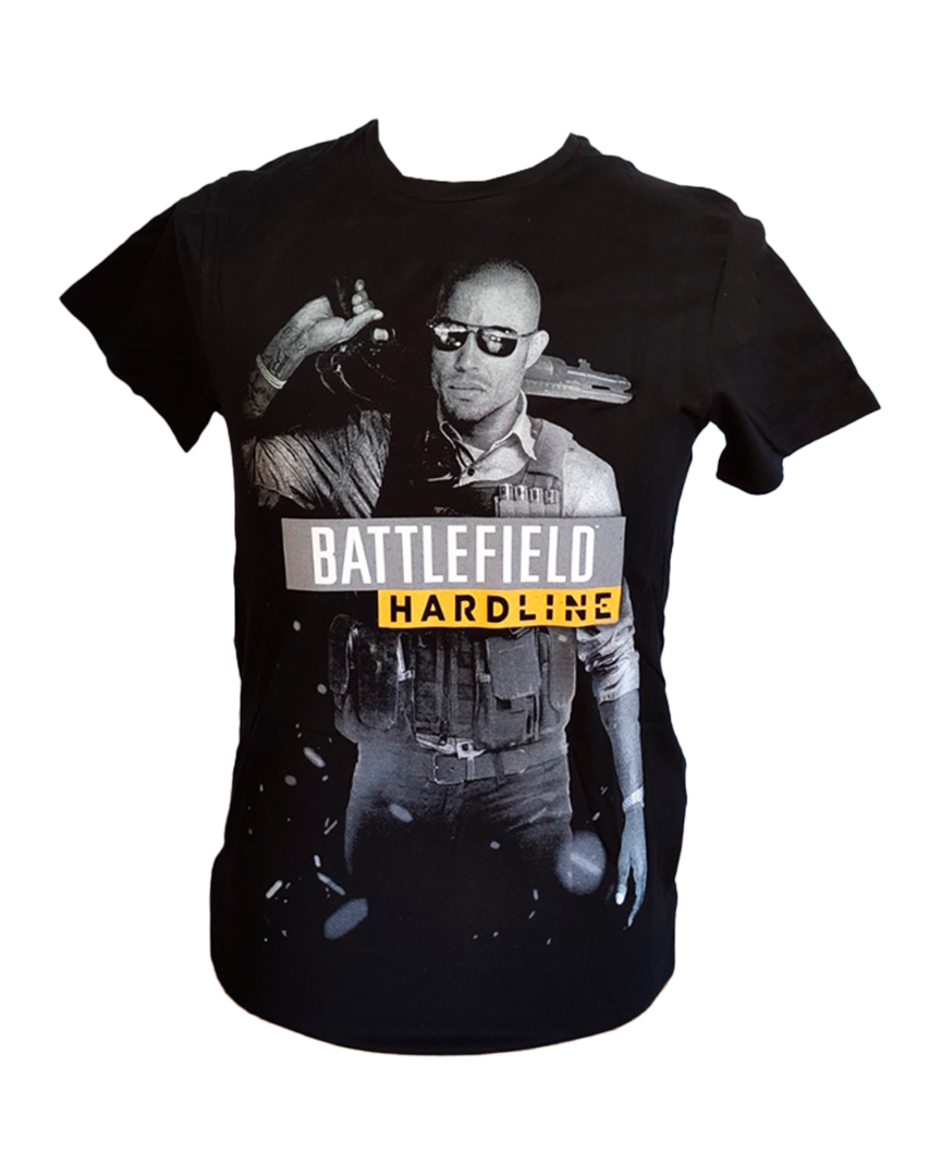 Camiseta Negra Battlefield Hardline Talla S