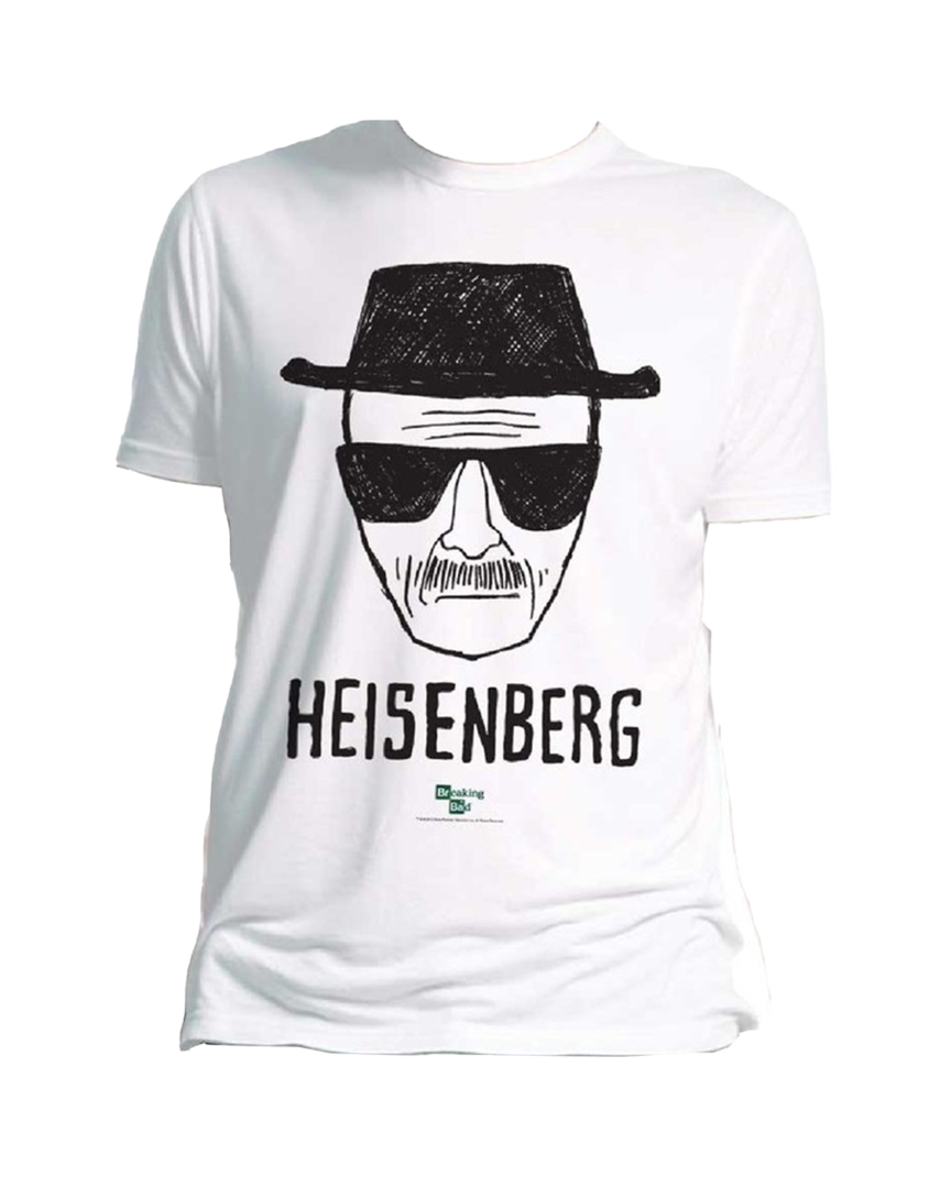 Camiseta blanca heisenberg breaking bad talla s