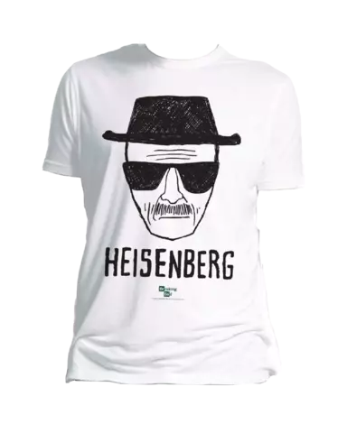 Camiseta Blanca Heisenberg Breaking Bad Talla L